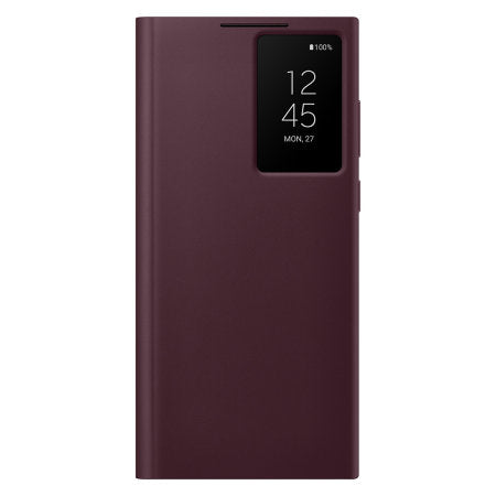 Official Samsung Smart View Flip Cover Burgundy