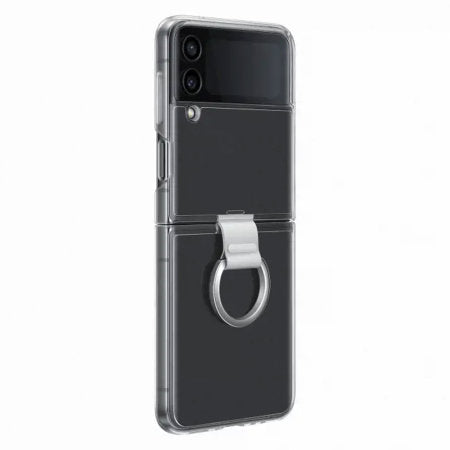 Official Samsung Transparent Clear Cover Case With Ring