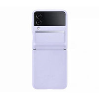 Thumbnail for Official Samsung Serene Purple Flap Leather Cover Case With Hinge Protection