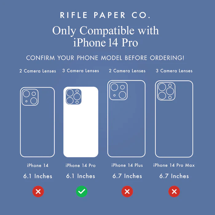 Rifle Paper Co. Garden Party Blue (MagSafe)