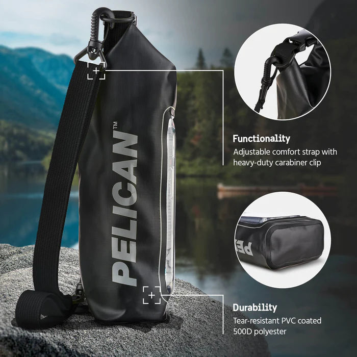 Pelican Marine Water Resistant Dry Bag (Stealth Black)