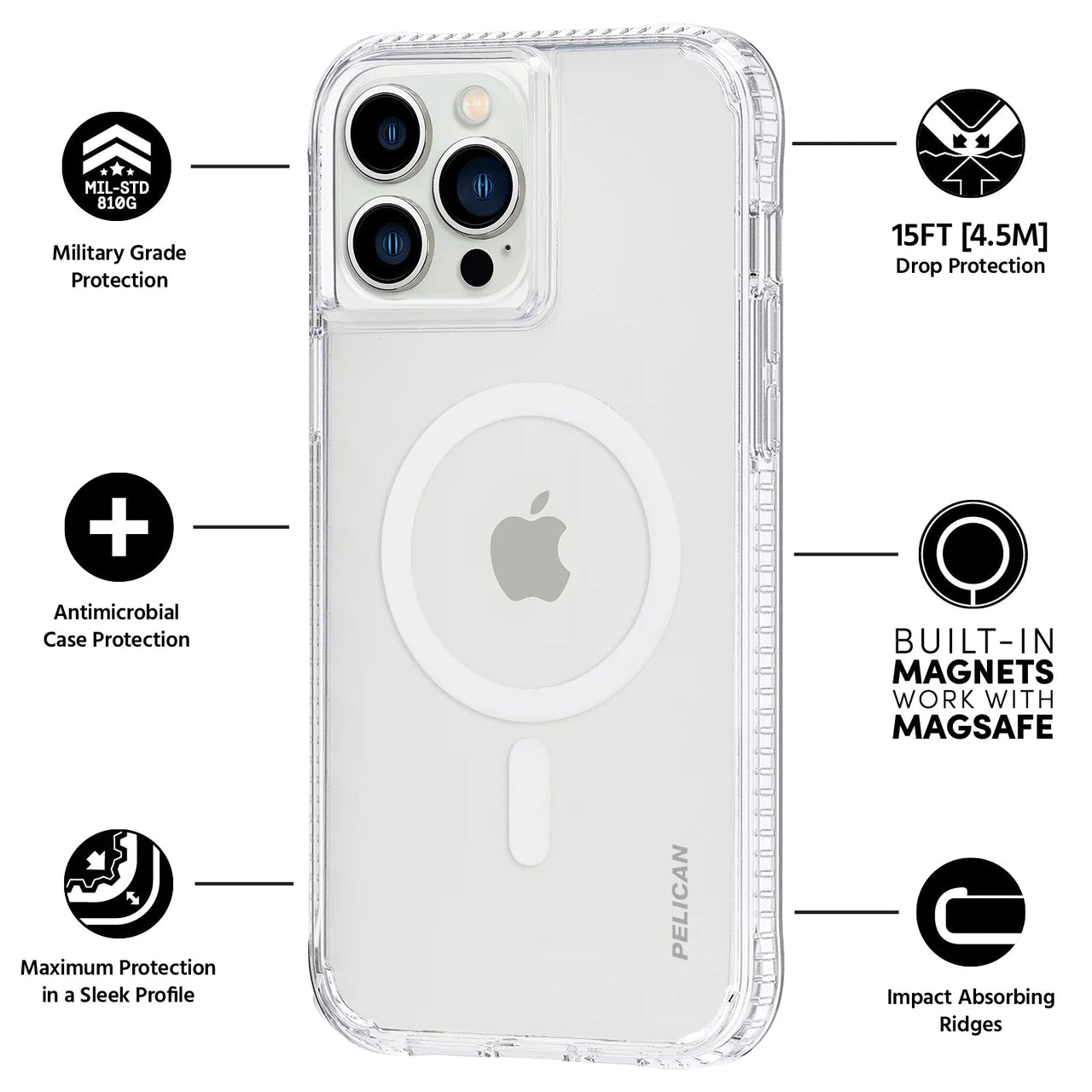 Pelican Ranger Clear (Works with MagSafe)