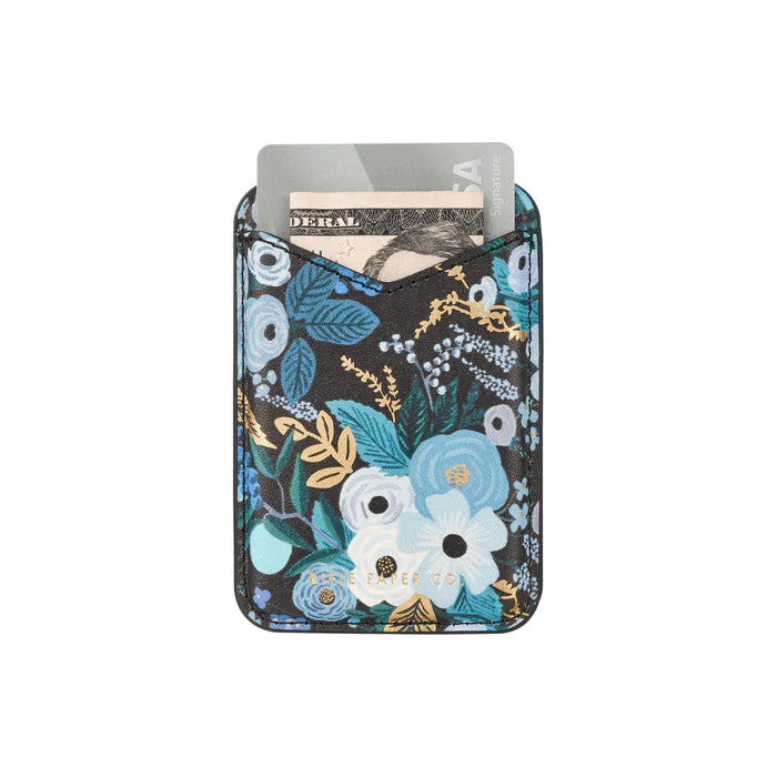 Rifle Paper Co. MagSafe Card Holder (Garden Party Blue)