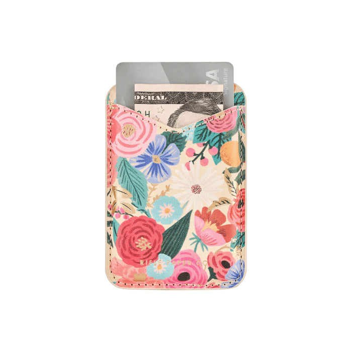 Rifle Paper Co. MagSafe Card Holder (Garden Party Blush)