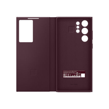 Official Samsung Smart View Flip Cover Burgundy