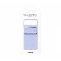 Thumbnail for Official Samsung Serene Purple Flap Leather Cover Case With Hinge Protection