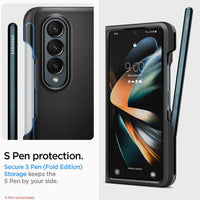 Thumbnail for Spigen Thin Fit Black Case with S Pen Holder