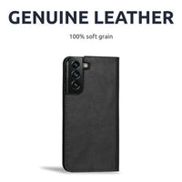 Thumbnail for Olixar Genuine Leather Wallet Stand Black