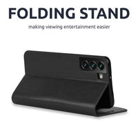 Thumbnail for Olixar Leather-Style Wallet Stand Black