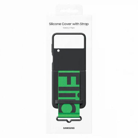 Official Samsung Black Silicone Case With Strap