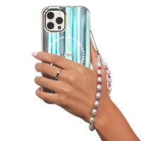 Thumbnail for Beaded Phone Charm (Jelly Bean Pearl)
