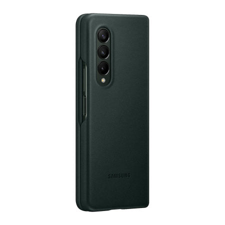 Official Samsung Leather Greygreen Cover