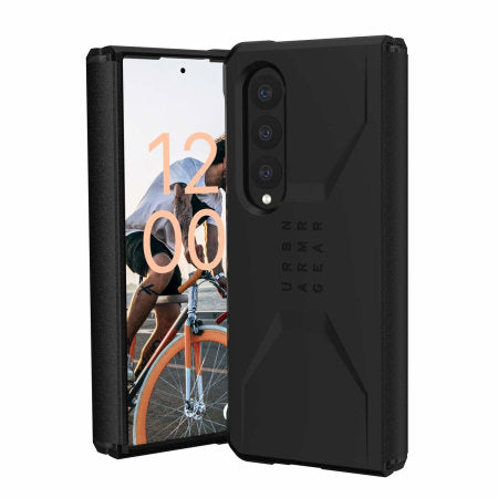 UAG Civilian Rugged Black Case with Hinge Protection