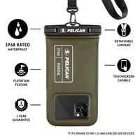 Thumbnail for Pelican Marine Waterproof Floating Pouch (Olive Green)